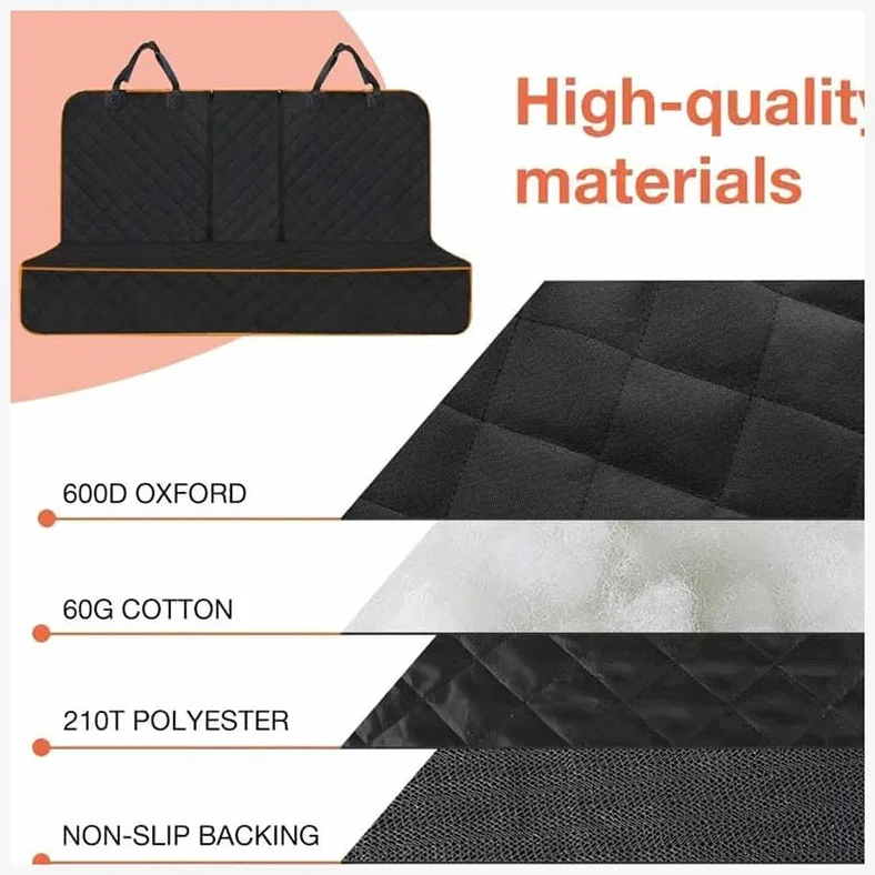 Funda de Asiento de Coche para Perro para Suzuki Livio 2015-2018, Funda Asiento de Coche Perros, Antideslizante Impermeable, Hamaca Viaje Perros Accesorios Coche