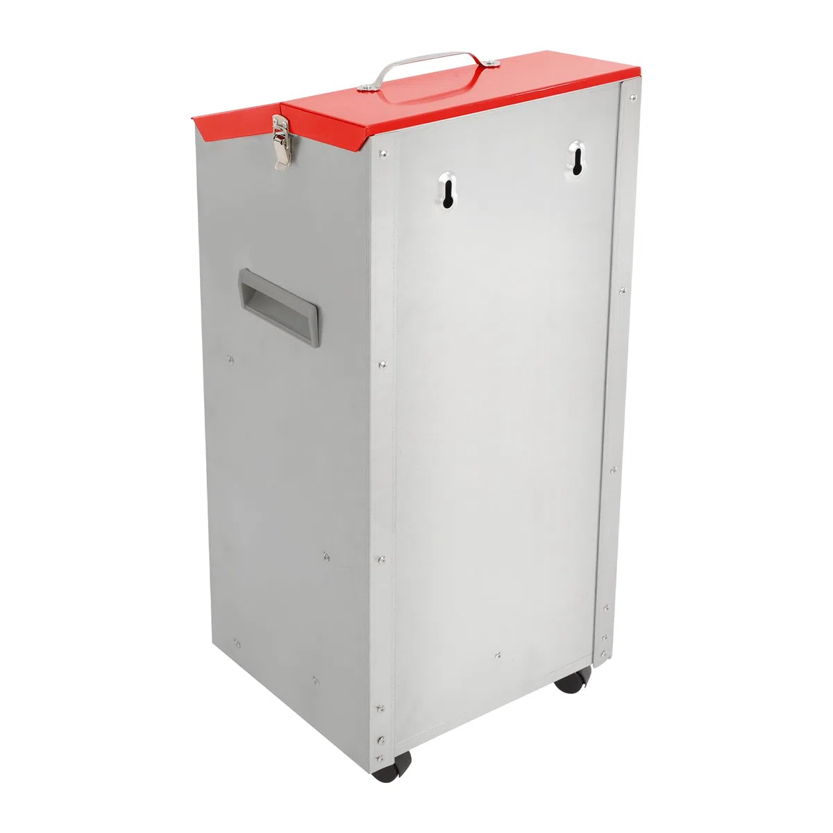 Comedero automático para mascotas, metal galvanizado por gravedad, comedero con ruedas, ruedas de alimentación para perros de 15 libras para perros y gatos