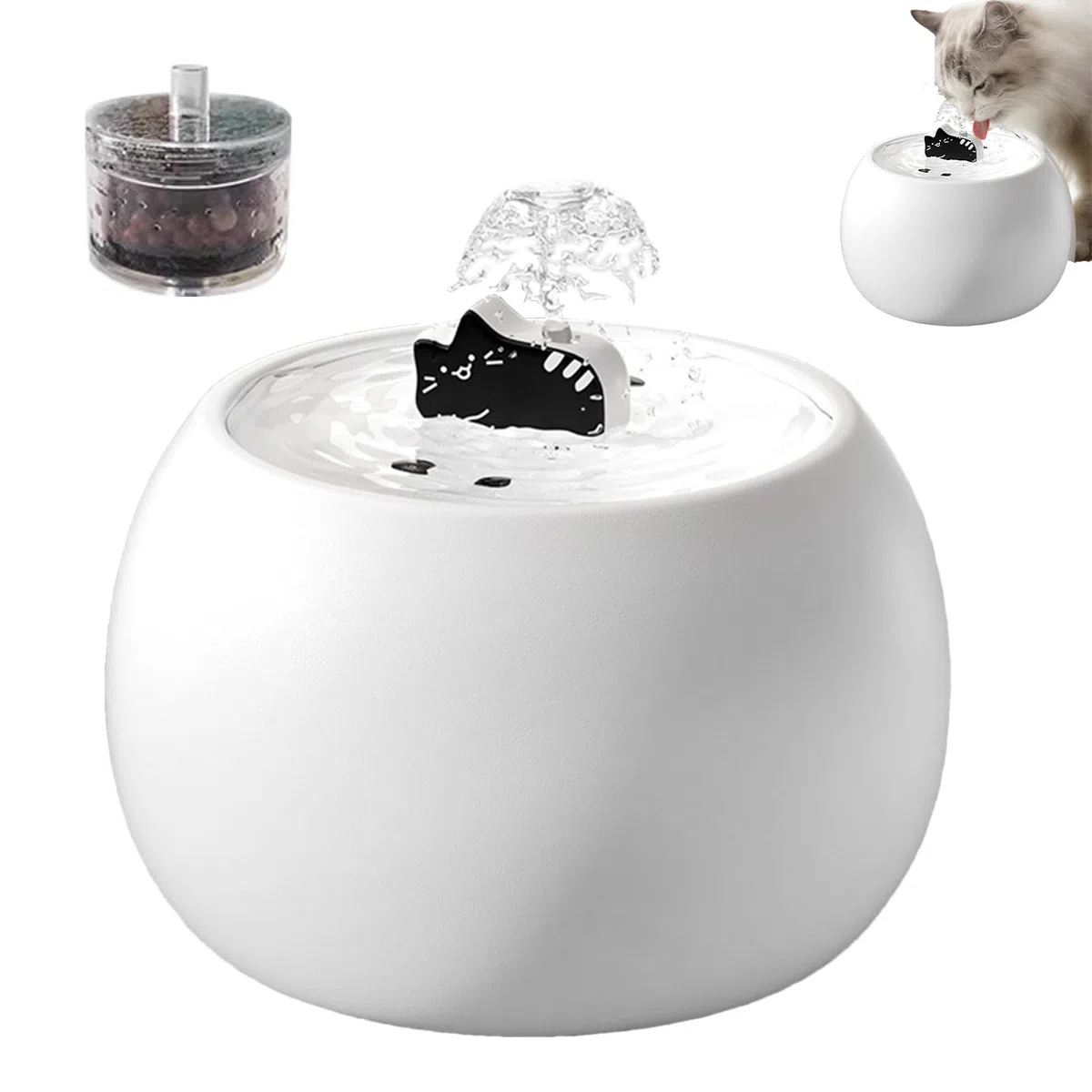Fuente De Agua para Gatos Dispensador de Agua Fuente para Mascotas
