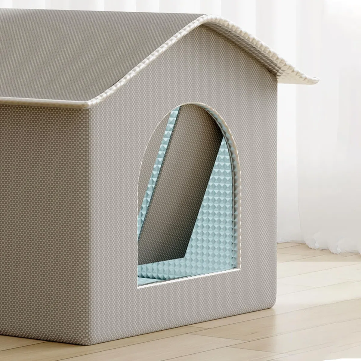 Casa Refrigerada De Gatos Escondite para Mascotas Cama Condominio