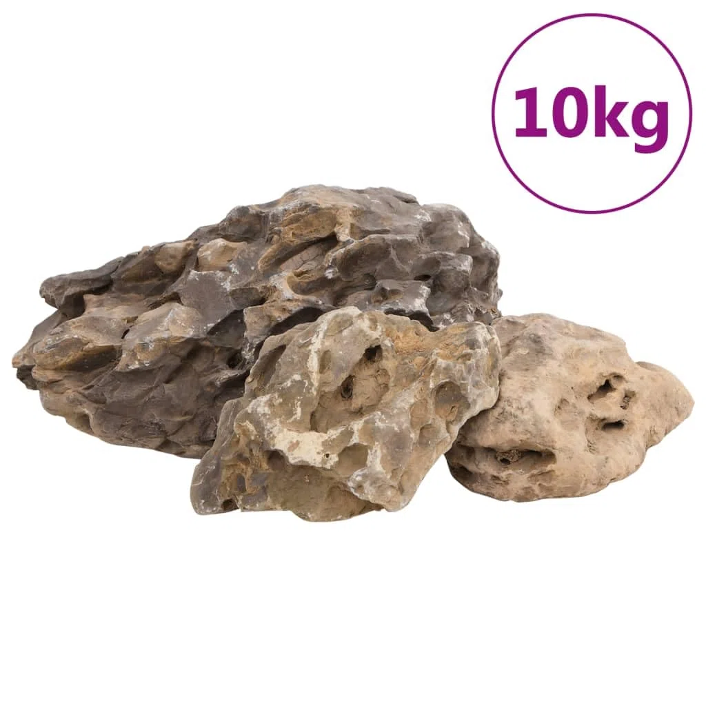 Genérico Piedras de dragón Gris 10 kg 10-40 cm, Decoración de acuarios Gris,3217168