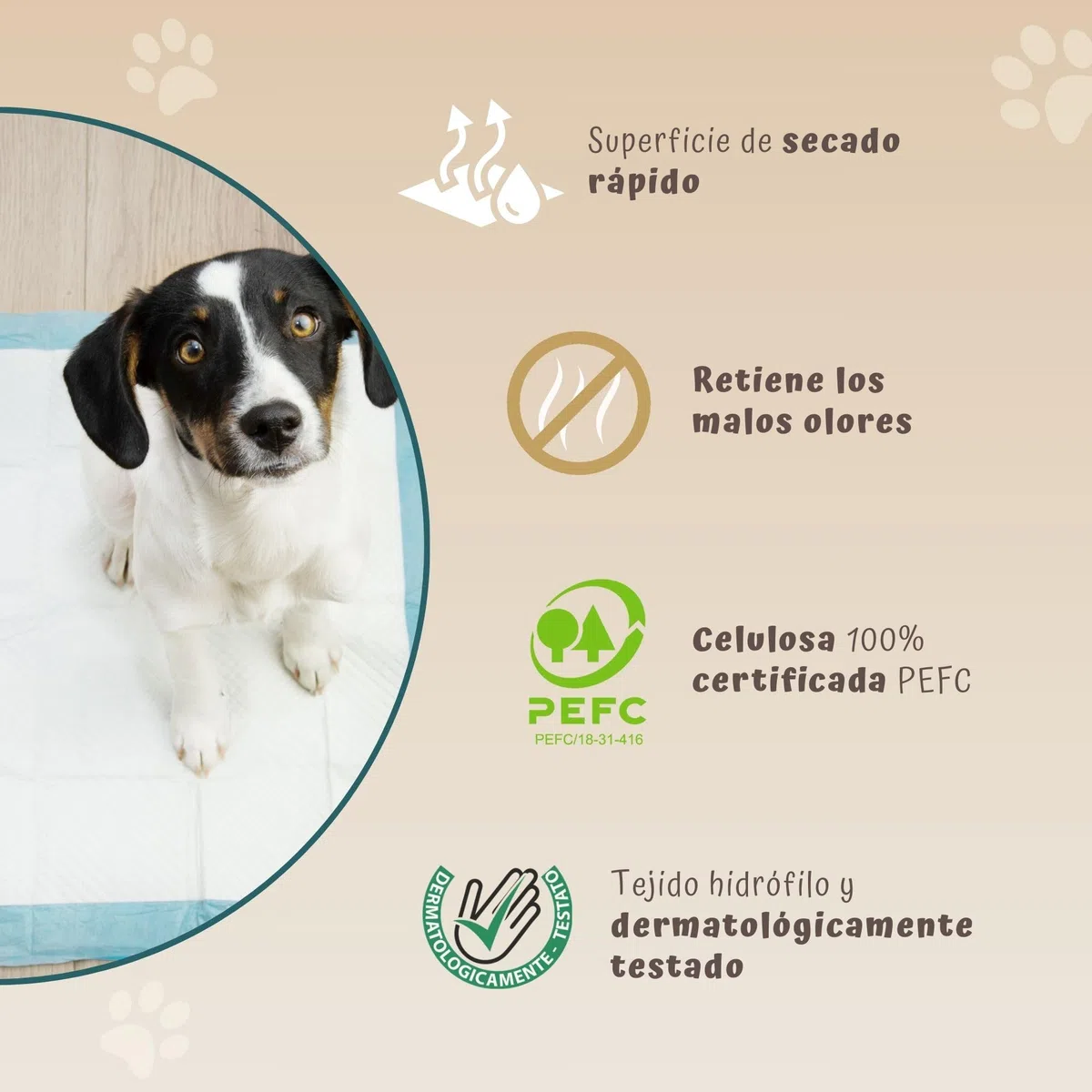 Beauty Case Pet - Alfombrillas higiénicas para Perros, 40 x 60 cm – 180 x Traversine para Perros y Gatos – Desechables, súper absorbentes, antiolores – Absorbencia 5/5