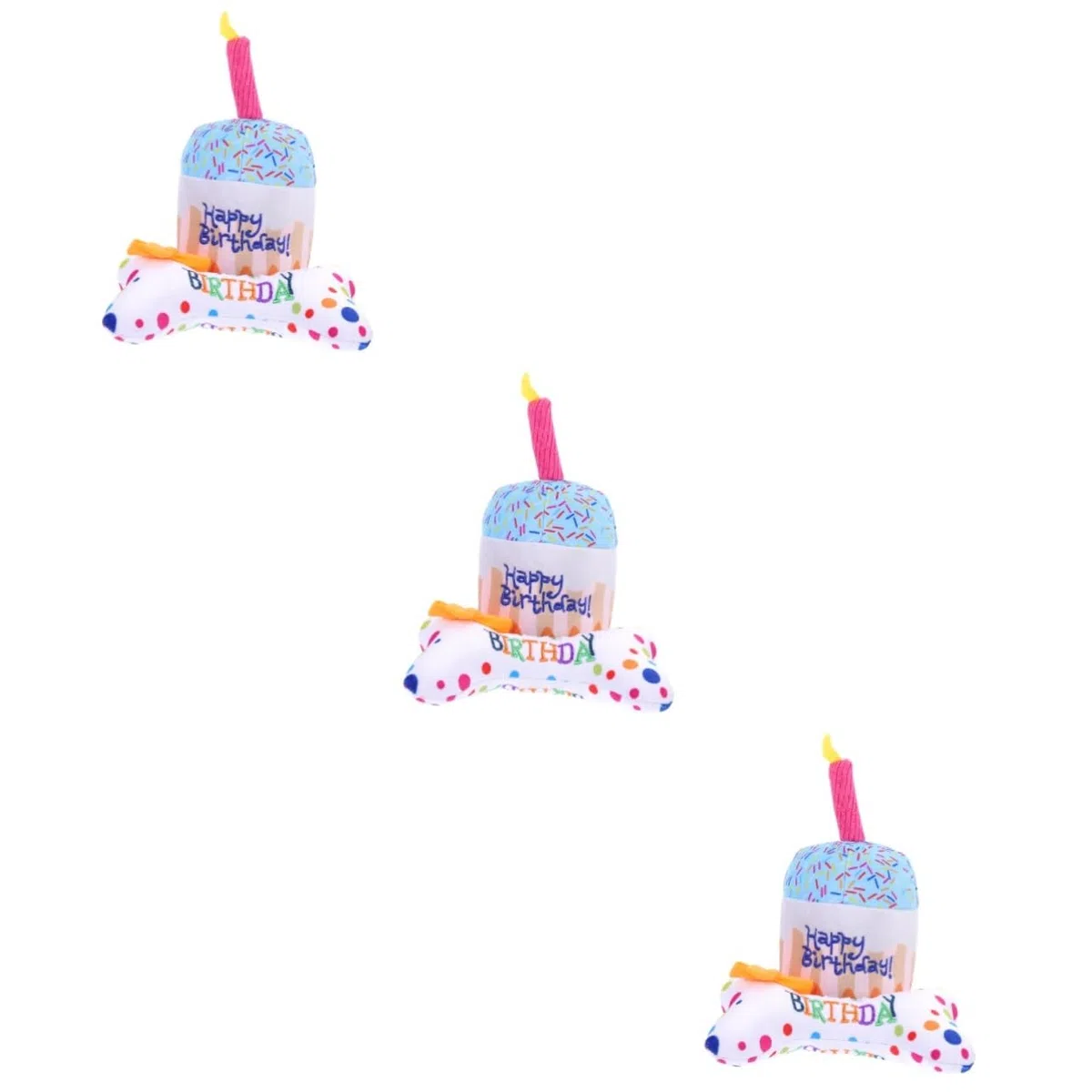 minkissy 6 Piezas Gato de Peluche de Juguete Peluche para Mascotas Juguetes para Perros pequeños Pastel de cumpleaños Juguetes interactivos para Gatitos Juguete Gatito Mini