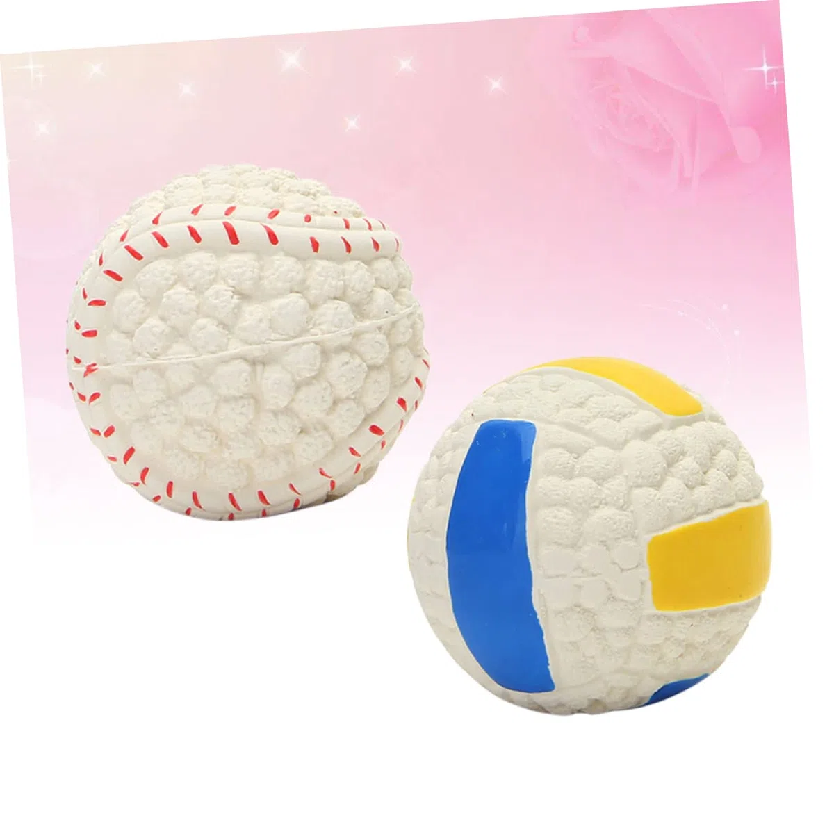 YARNOW 4 Piezas Juguete para Morder Mascotas Juguetes De Entrenamiento para Mascotas De Juguete De Goma De Látex Juguetes para Perros Masticar Pelota De Juguete