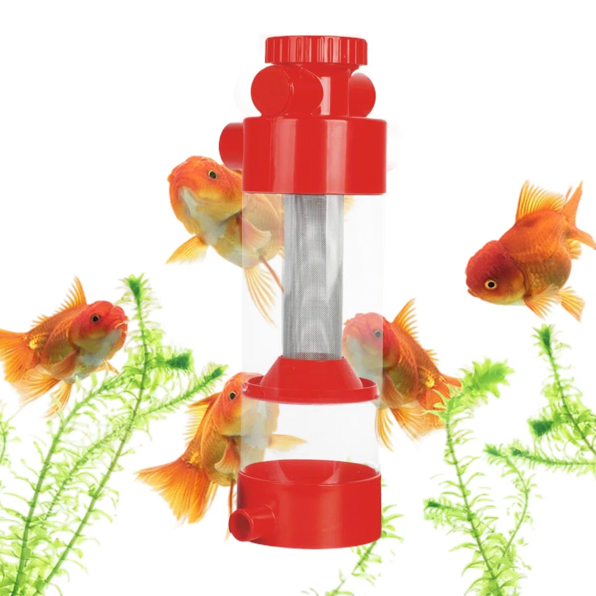 Recolector De Excrementos De Pescado Filtro Limpiador De Desechos | Separador Externo para Acuario Limpieza y Filtración