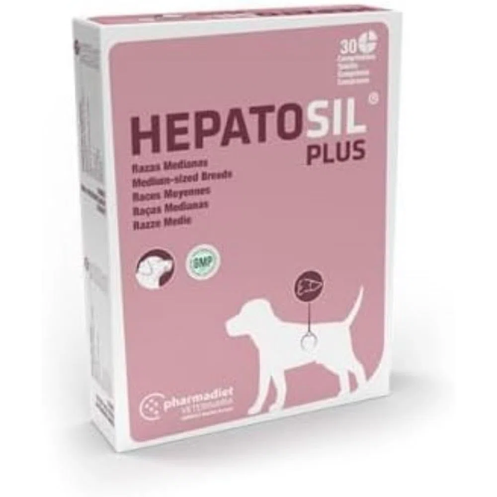 HEPATOSIL PLUS RAZAS MEDIANAS 30CPD