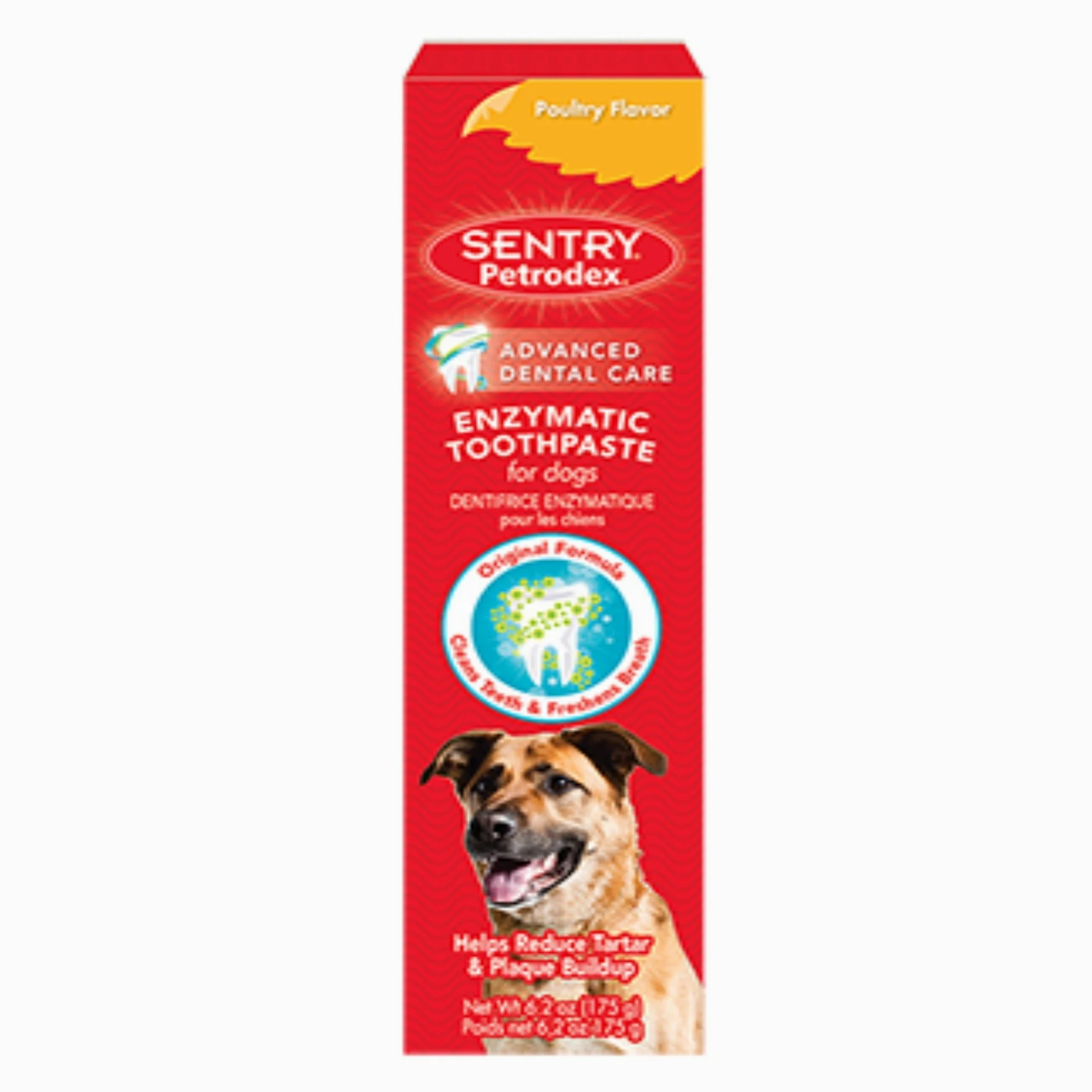 SentrySafe Petrodex Dental Enozymatic Toothpaste Poultry Flavor for Dogs 6.2 oz - 6 Pack