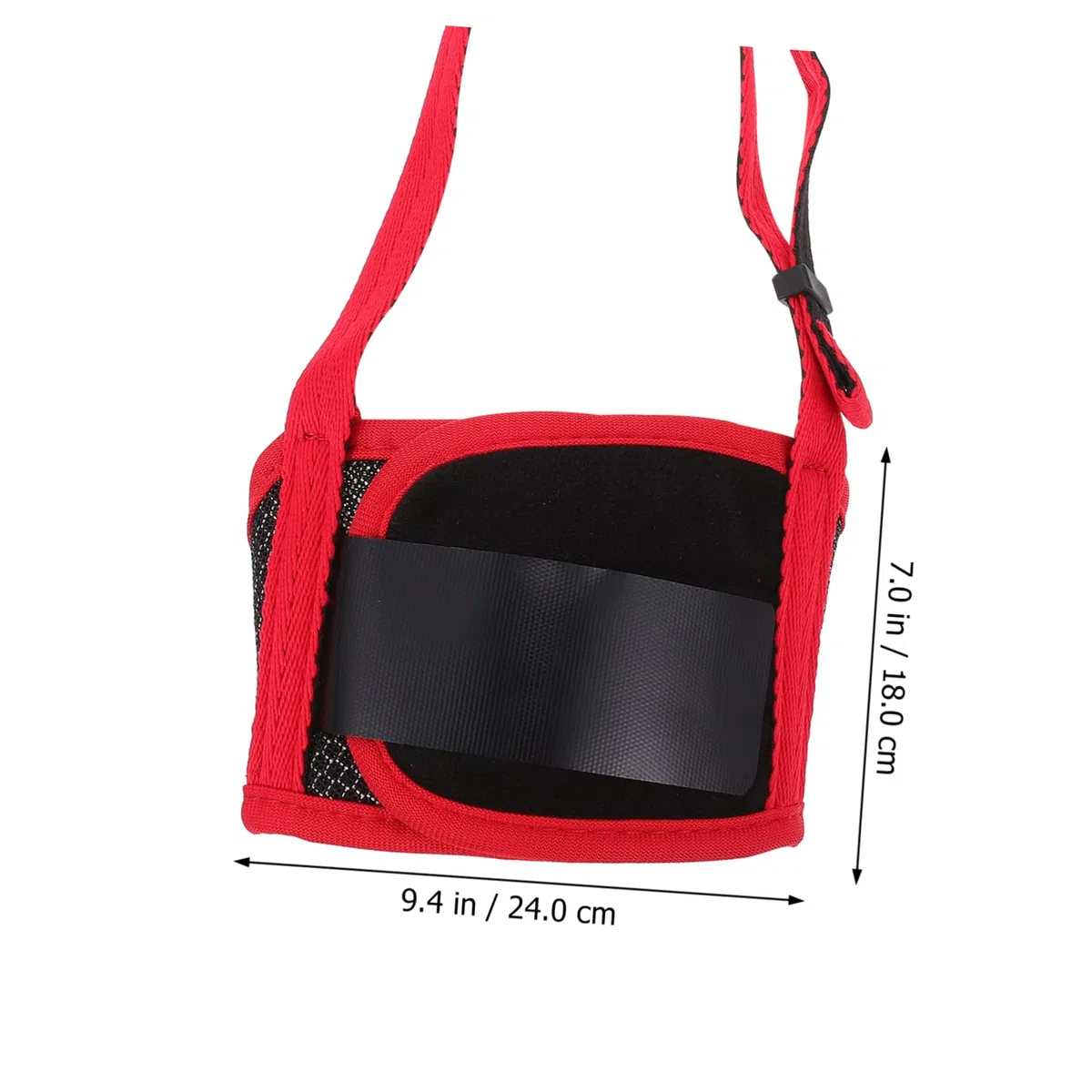 FRCOLOR 3 bozales Suaves para Perros pequeños, bozal para Perros de Seguridad, Divertido bozal antimordeduras para Perros, Cesta para Exteriores, Ajustable, Nailon, Rojo, antimordeduras