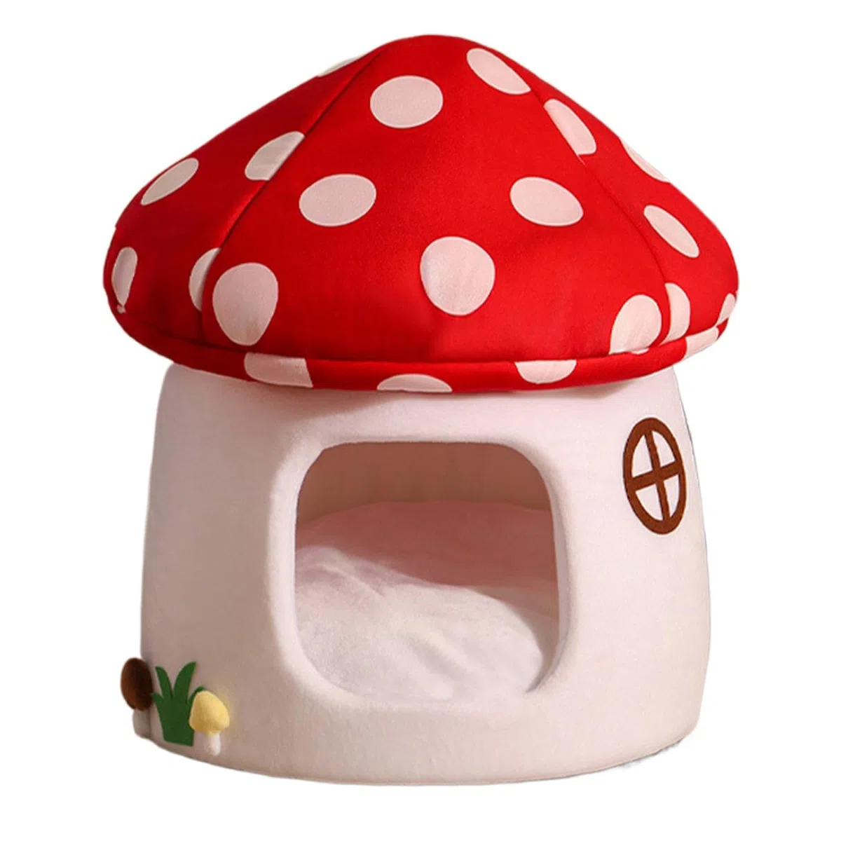 Cama de dormir para gatos – Cama para mascotas semicerrada | Cama de dormir y cálida, tienda de campaña para mascotas pequeñas, gatos y cachorros | Tienda Cálida Acogedora Cuevas Camas Suave Felpa Nidos Calentita Para Perros Pequeños Gatos Cachorros