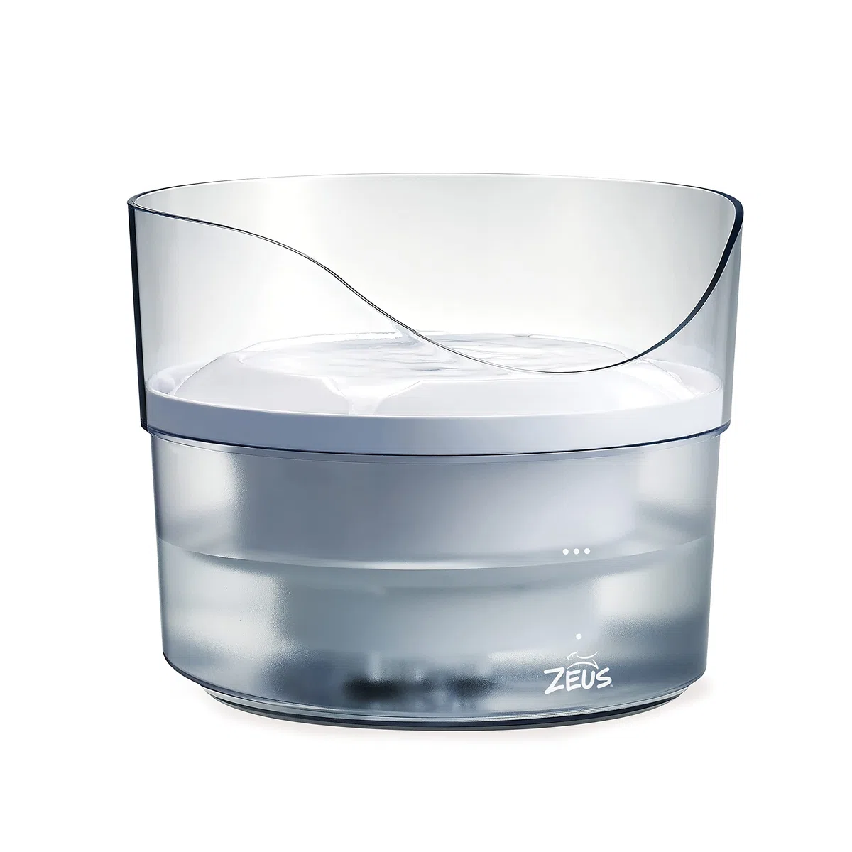 Bebedero Fuente Fresca y Transparente para Perros con Protector contra Salpicaduras Zeus Fresh & Clear, 1,5 l