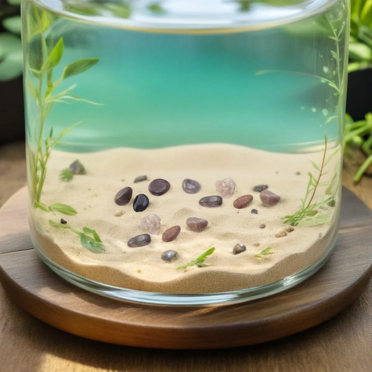 TOPBATHY Piedras Pulidas Decorativas para Peceras y Acuarios, Guijarros de Río Naturales de Cobblestone, Reutilizables Mantenimiento para Paisajismo y Jardines