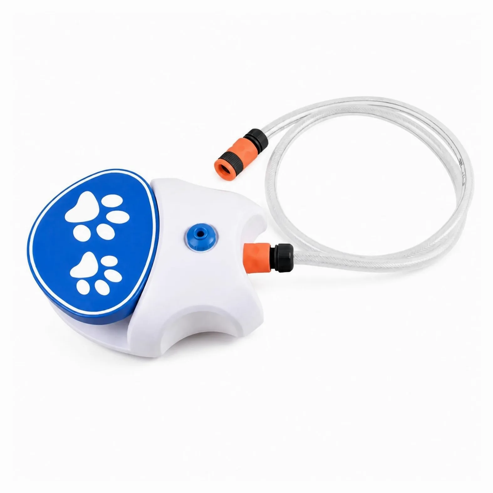 Fuente para Beber para Mascotas, Pise La Fuente De Agua para Perros Dispensador Bebidas Mascotas