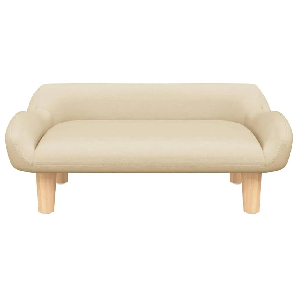 Genérico Cama para Perros de Tela Crema 70x40x24 cm,Producto para Mascotas y Animales,Productos para Mascotas,Productos para Perros,Camas para perros-171945