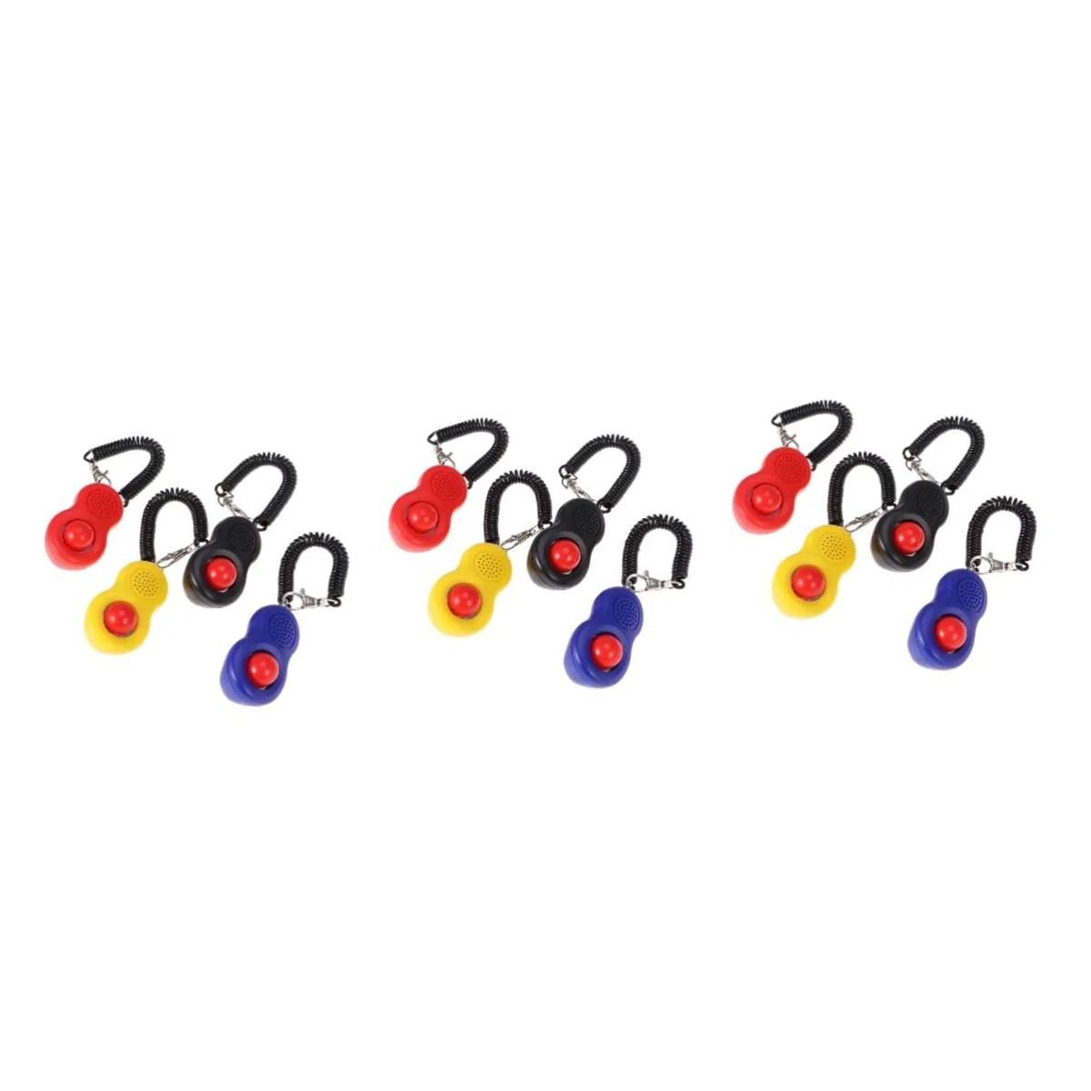 Toddmomy 12 Piezas Herramienta para Mascotas refeel muñequera Entrenamiento de Cachorros clicker Gato clickers para adiestramiento de Perros Clicker para adiestramiento de Perros con Correa