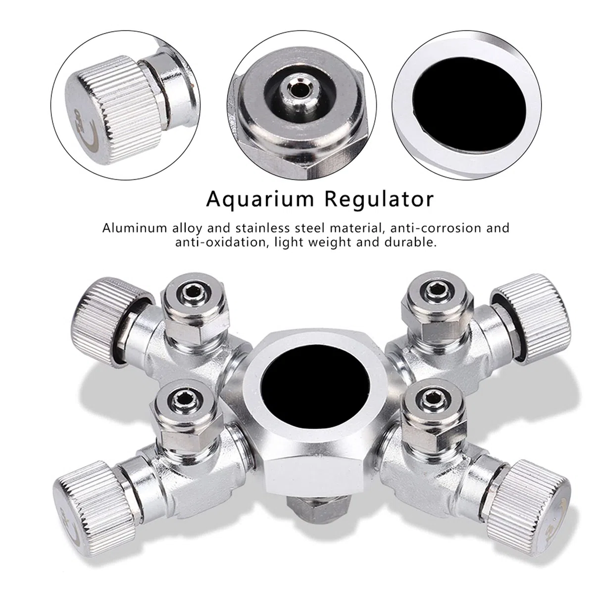 Aquarium Distributor CO2 Splitter with Smart Control, Lightweight