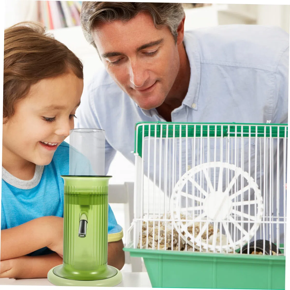 Toyvian Bebedero Vertical para Hámster, Botella de Agua sin Fugas para Roedores Pequeños, Bebedero Diario para Cobayas y Erizos