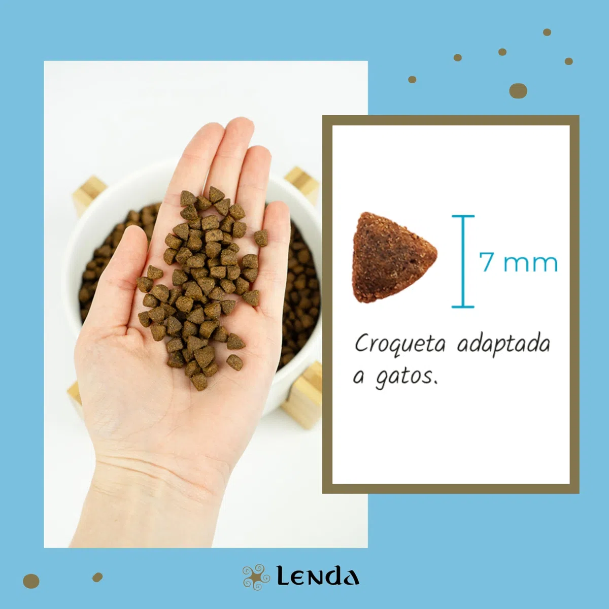 Lenda Gato Sensitive & Sterilized 7 Kg - Pienso para Gatos Adultos Esterilizados o con Tendencia a Engordar | Comida para Gatos con Alergias o Intolerancias Alimentarias | Pienso Hipoalergénico