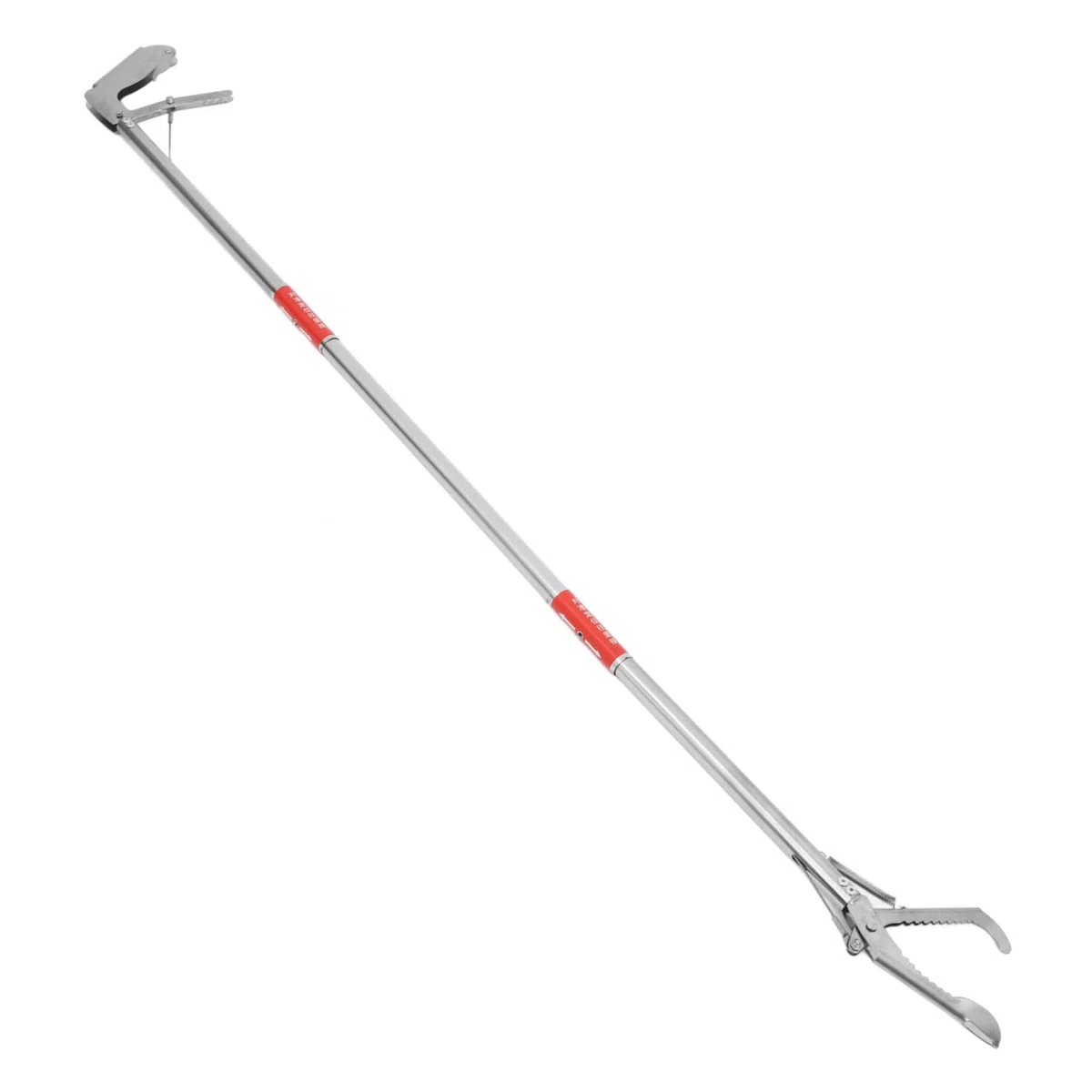 TOYANDONA Pinzas Metálicas para Serpientes y Anguilas Diseño Plegable, Alcance De 127 Cm y Función Antideslizante para Captura Segura De Reptiles