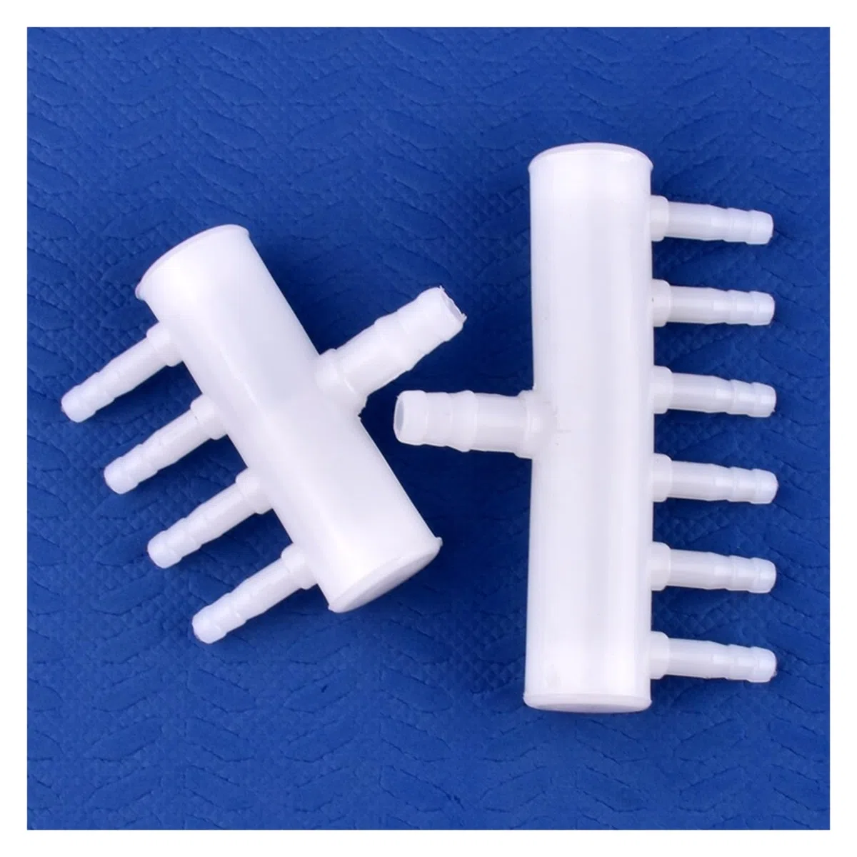 Desviador de Gas y oxígeno 8-5mm, 2~20 cabezales, manguera for tanque peces acuario, bomba aire, distribuidor oxigenación, conector drenaje poroso(8 To 5mm 1-12 Heads,20 Pieces)