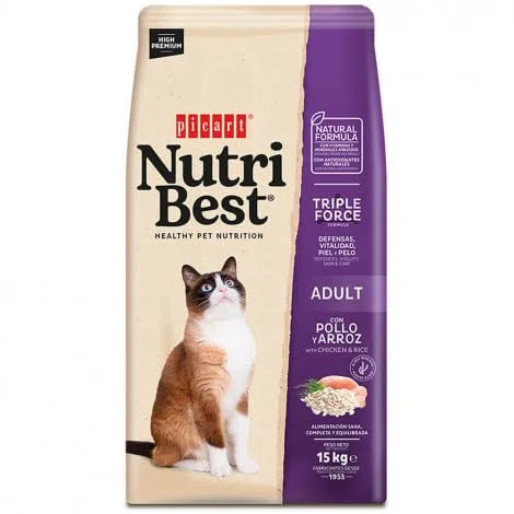 Nutribest Nutribest Cat Chiken&Rice 15Kg 15000 g