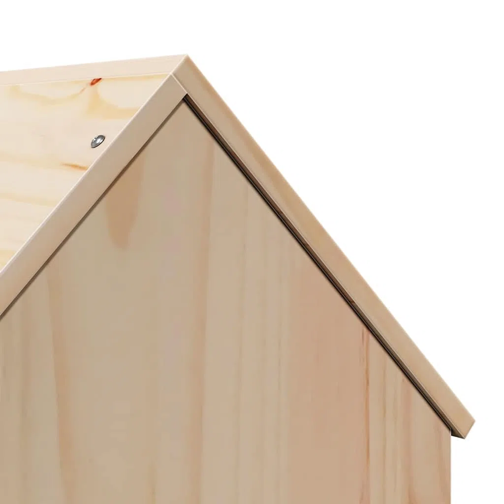 Genérico Casa para Gatos Madera Maciza Pino 41x50x50 cm,Producto para Mascotas y Animales,Productos para Mascotas,Productos para Gatos,Mobiliario para gatos-859295