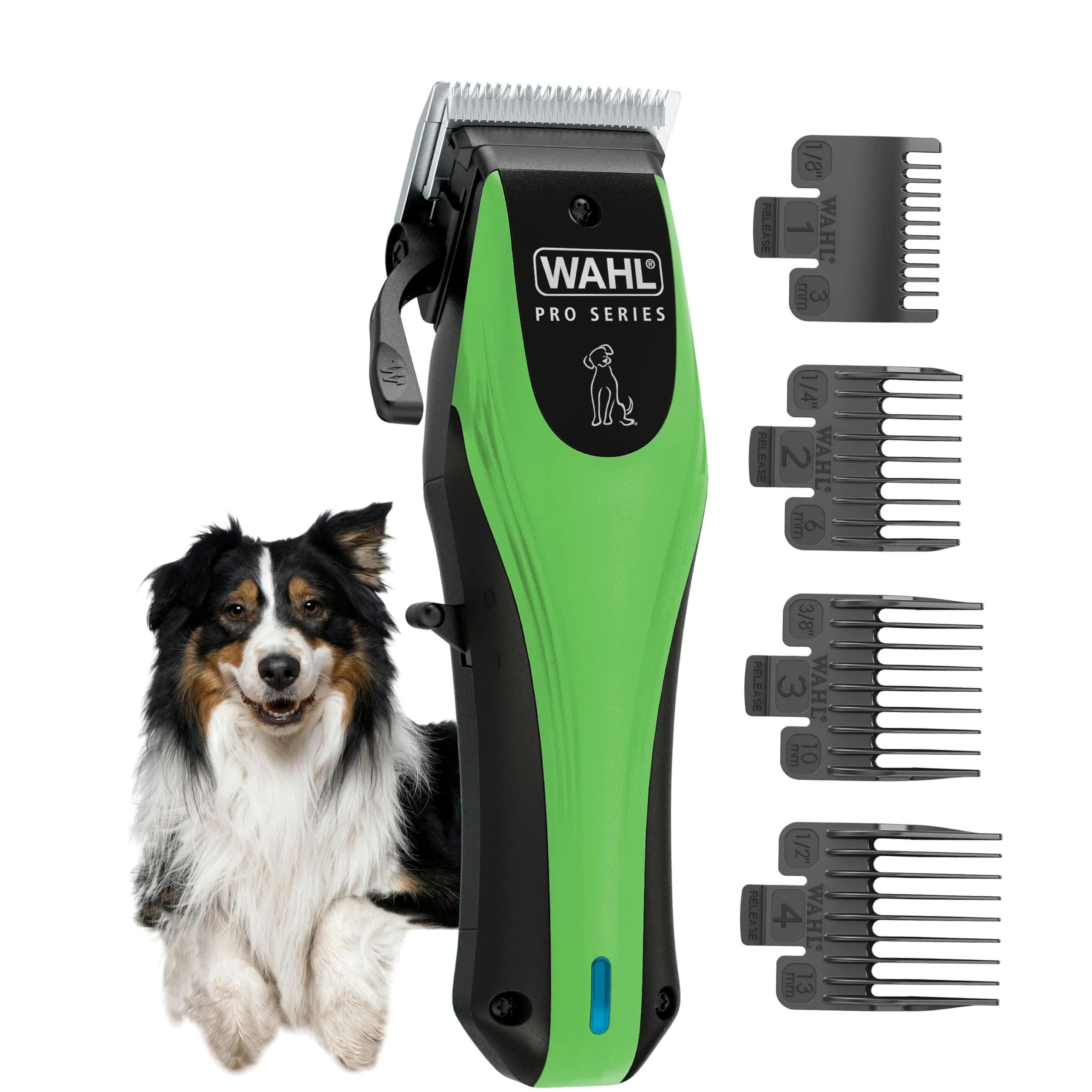 Wahl Pro Series 3025854 - Kit de aseo inalámbrico para perros de iones de litio - Cortapelos para perros recargables y resistentes para abrigos gruesos
