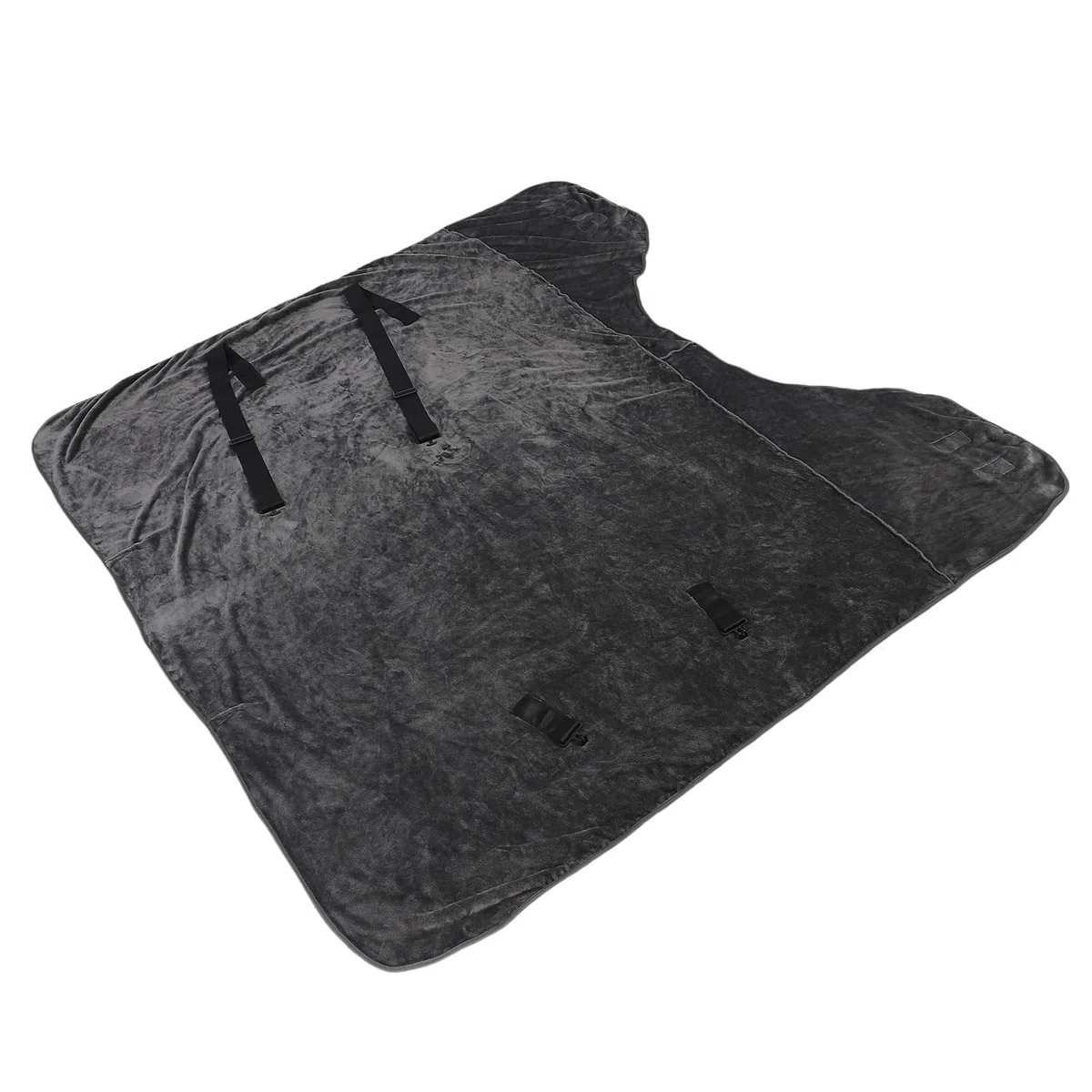Manta gruesa de invierno con relleno de franela suave que protege de mordeduras para granja, 1 abrigo cálido para caballos