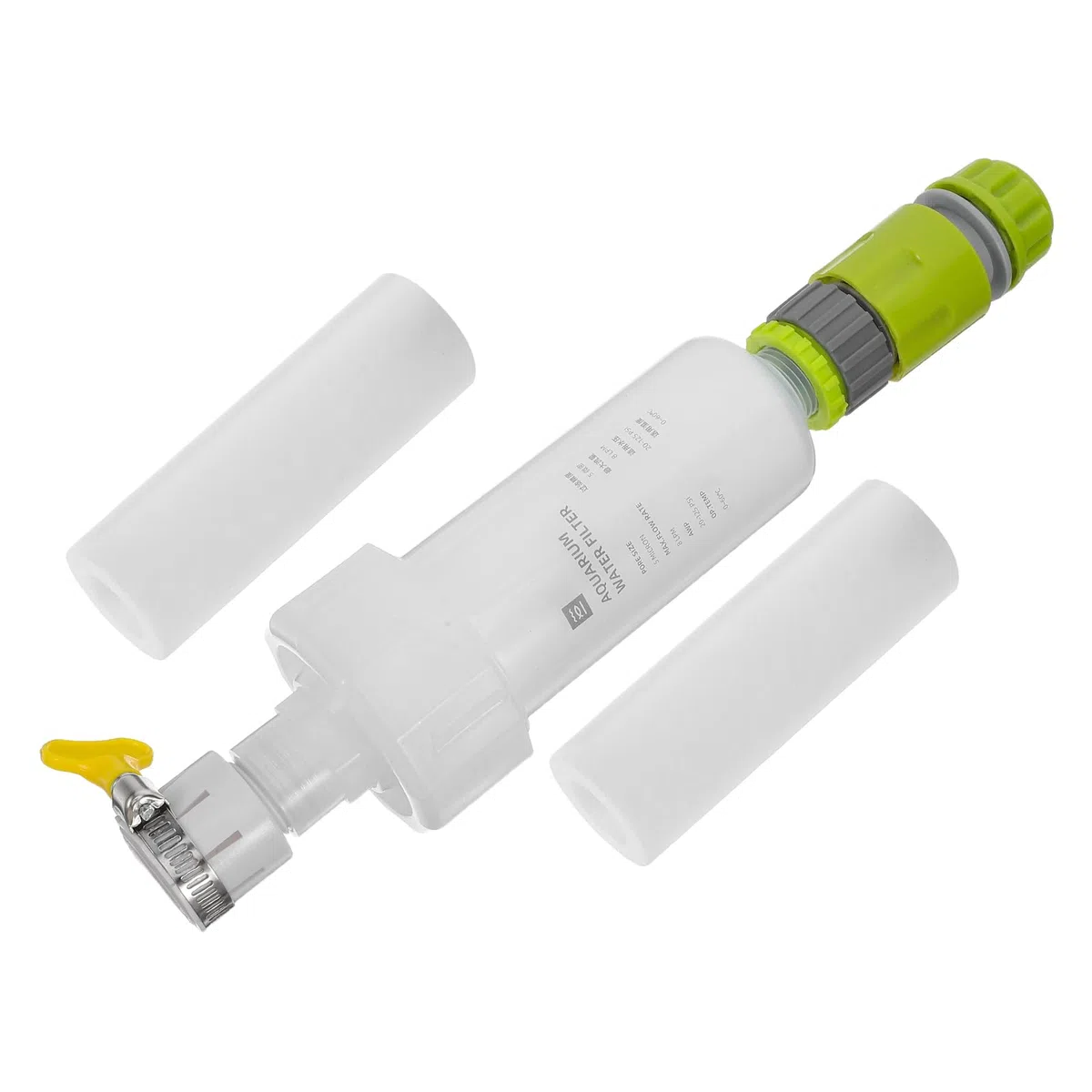 Filtro de Agua para Acuario Cartucho de Repuesto, Desclorador de Cloro para Peceras de Agua Dulce, Purificador para Tanque de Peces, Sistema de Filtración y Compatible Grifos