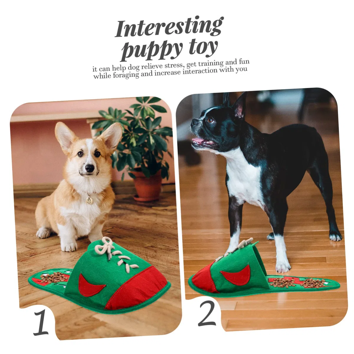 Angoily 3 Piezas Juguete para Mascotas con Fugas Juguete para Cachorros Resistente al Desgaste Juguetes dogman Juguetes para Perros pequeños Suministro de Cachorro colchoneta