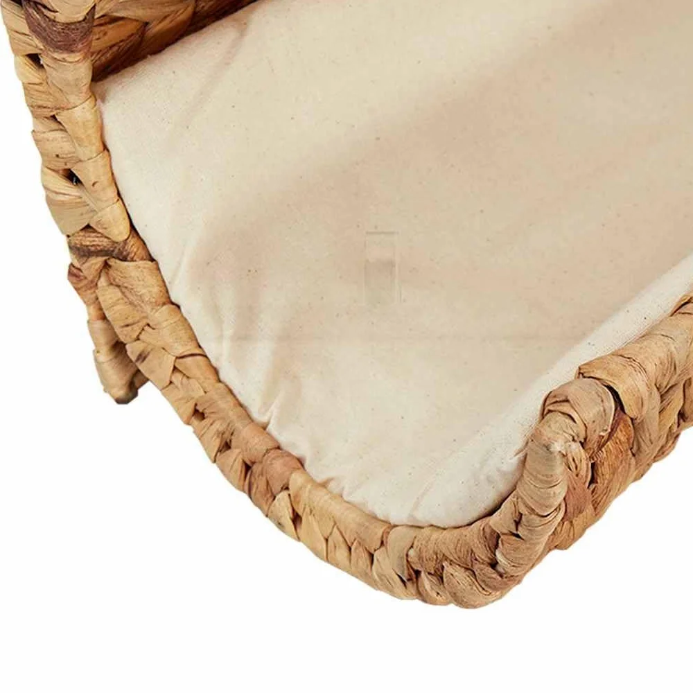 vidaXL Cama para Gato con cojín de Jacinto de Agua 37x20x20 cm
