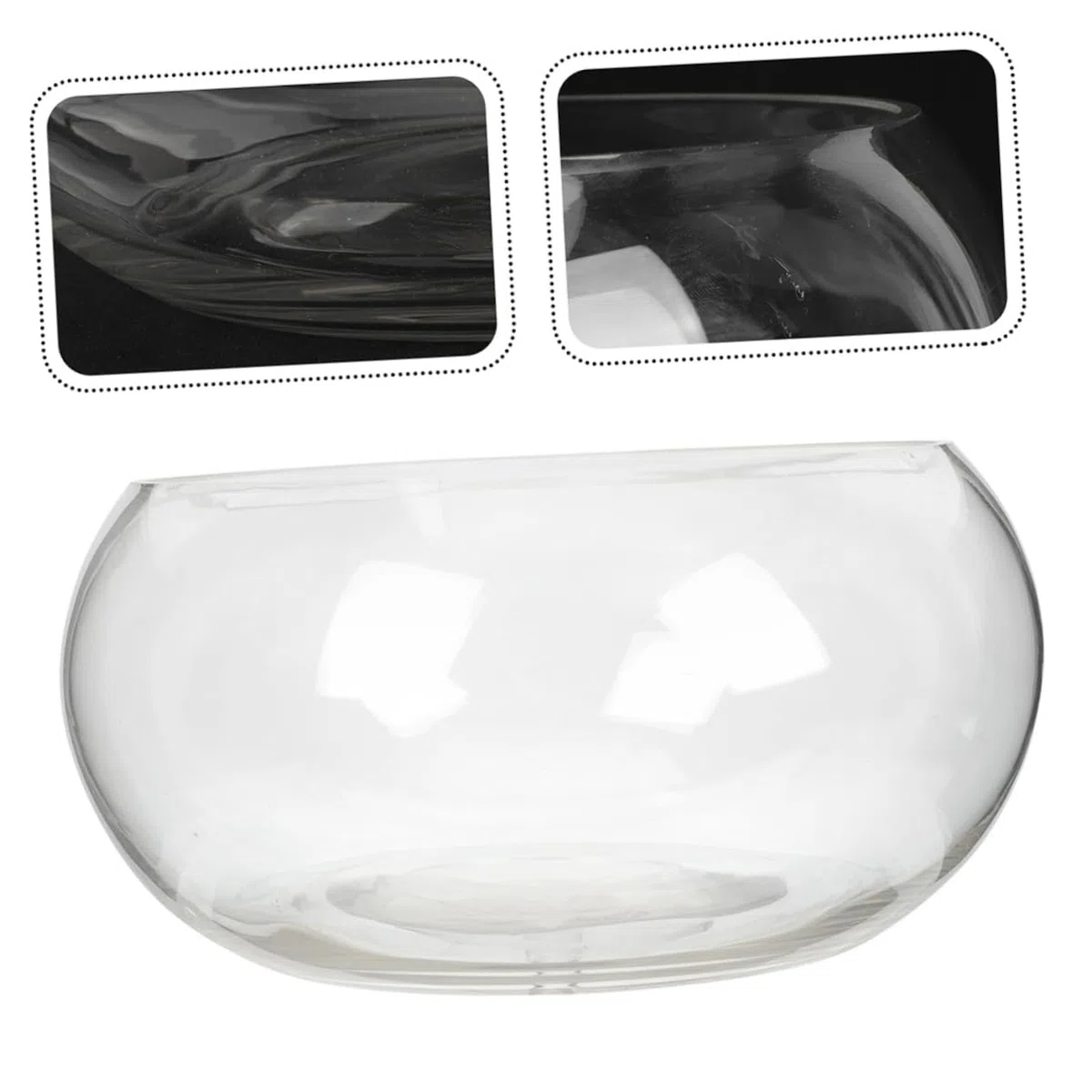 HANABASS 3piezas Transparente para Acuarios Decoración De Oficina y Terrarios Diseño Compacto para Plantas y Peces