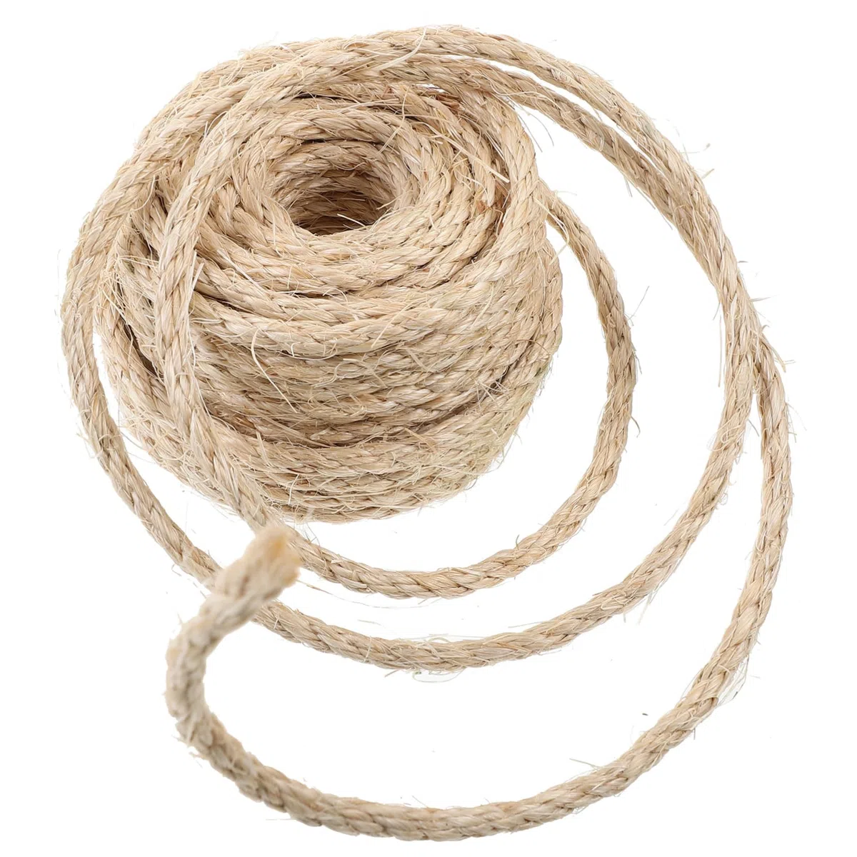 VANZACK 4rollos Cuerda De Sisal para Rascadores De Gatos Cuerda Reemplazable para Árbol Diseño Natural para y Proyectos De Bricolaje