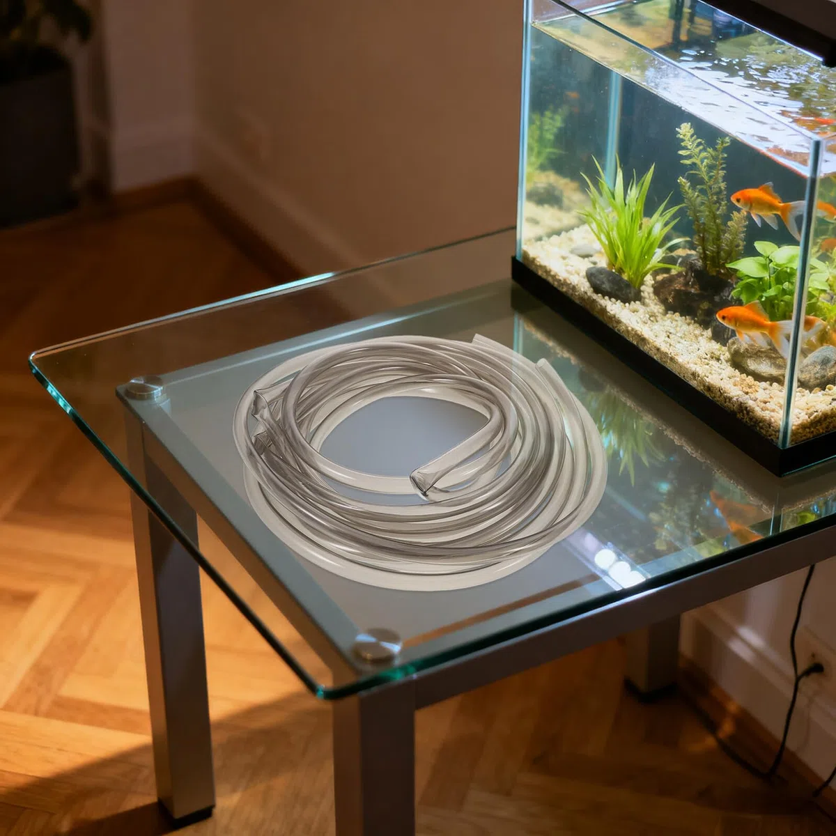 NOLITOY Kit de Limpieza para Acuarios con Manguera Flexible de Metros Sifón Silencioso para Cambio de Agua Aspirador de Grava para Peceras de Agua Dulce y Salada