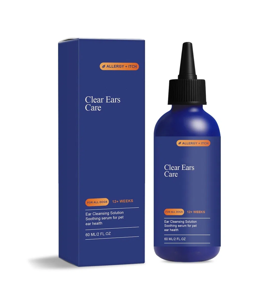 Limpiador De Oídos For Perros 60 Ml, Una Parte Esencial del Cuidado Diario De Las Mascotas(3pcs)