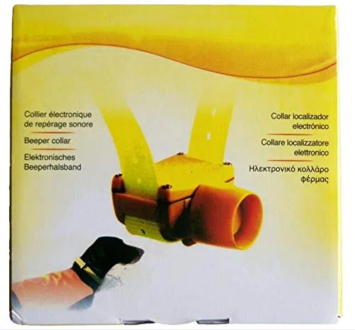 Beeper Collar de adiestramiento para Perro de Caza,Cuello Impermeable cani Caza Collar Beeper Localizador electrónico Collar