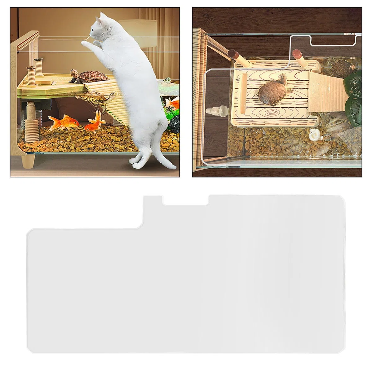 Tapa para Acuario, Tapa Acrílica, Tapa de Vidrio, Irrompible, Tapa para Acuario, Presentación de Acuario
