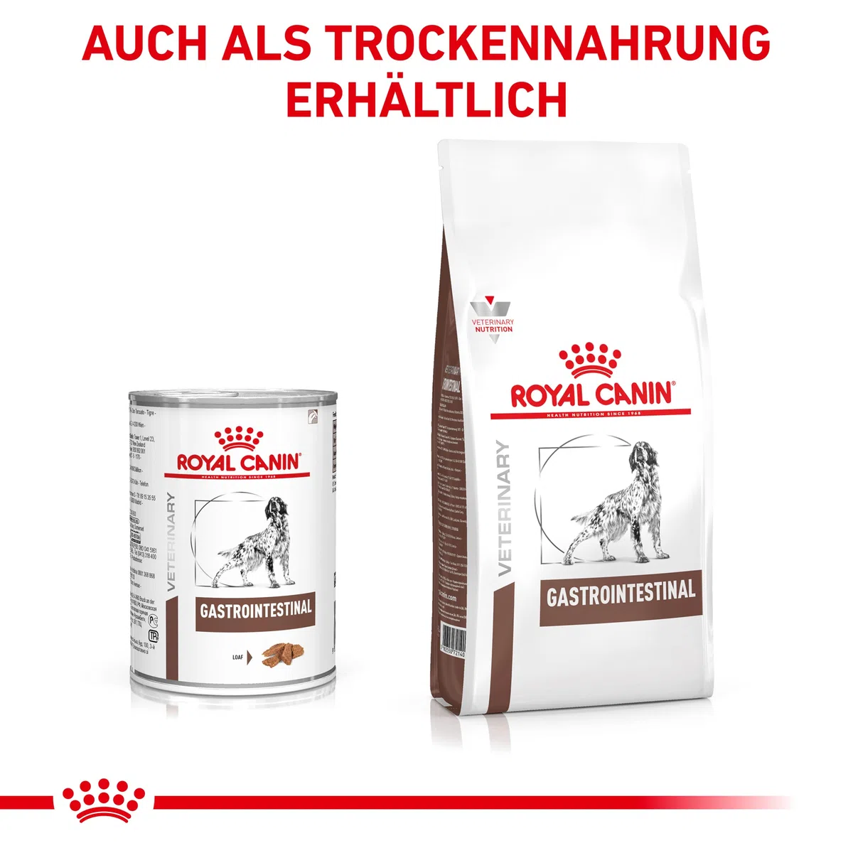 Royal Canin Veterinary Gastrointestinal Mousse | 12 x 400 g | Pienso completo para perros adultos | Para el tratamiento de trastornos agudos de absorción intestinal