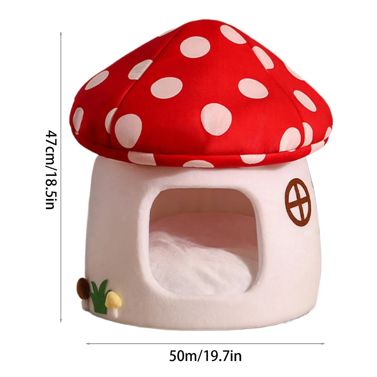 Cama de dormir para gatos – Cama para mascotas semicerrada | Cama de dormir y cálida, tienda de campaña para mascotas pequeñas, gatos y cachorros | Tienda Cálida Acogedora Cuevas Camas Suave Felpa Nidos Calentita Para Perros Pequeños Gatos Cachorros