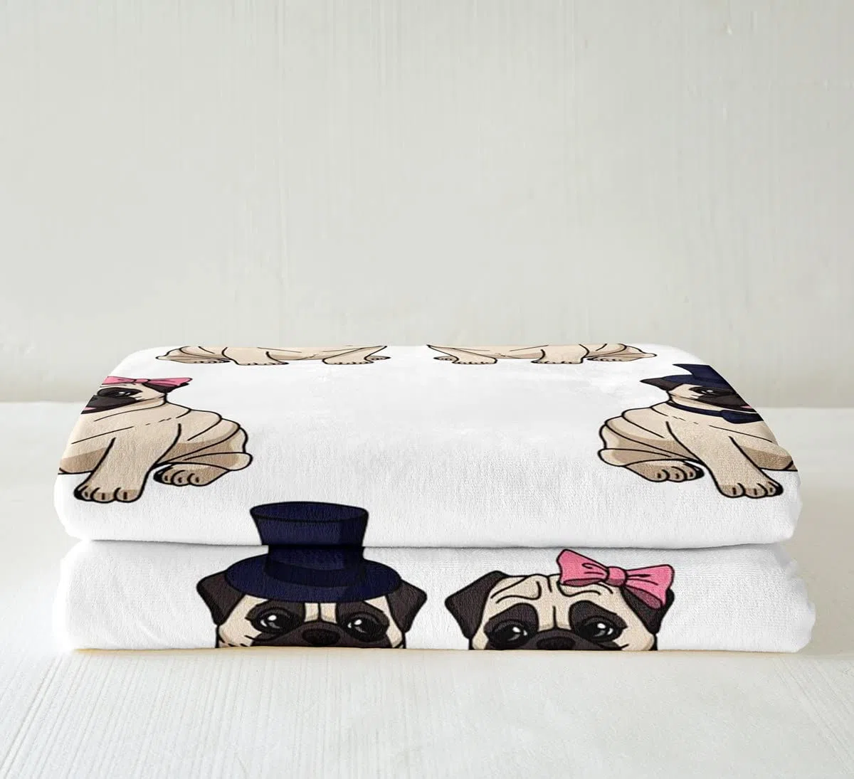 Linda Manta de Sherpa para Perro, con Dibujos Animados, para Pareja, Manta Divertida para Mascotas, Cachorros, Cachorros, para niños, Amantes de Perros, Kawaii, Manta difusa, para sofá Cama, tamaño K