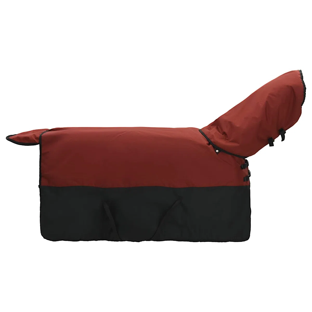 Genérico Manta para Caballo Verde Oscuro y Negro 115 cm Poliéster,Deportes,Actividades al Aire Libre,Equitación,Cuidado de Caballos,Mantas y para Caballos,Rojo,42013131