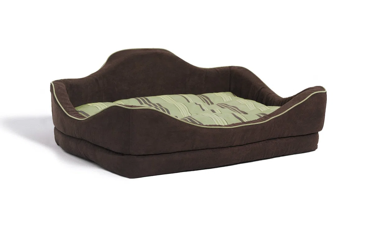 Midwest - Cama para Mascotas, Color marrón y Salvia