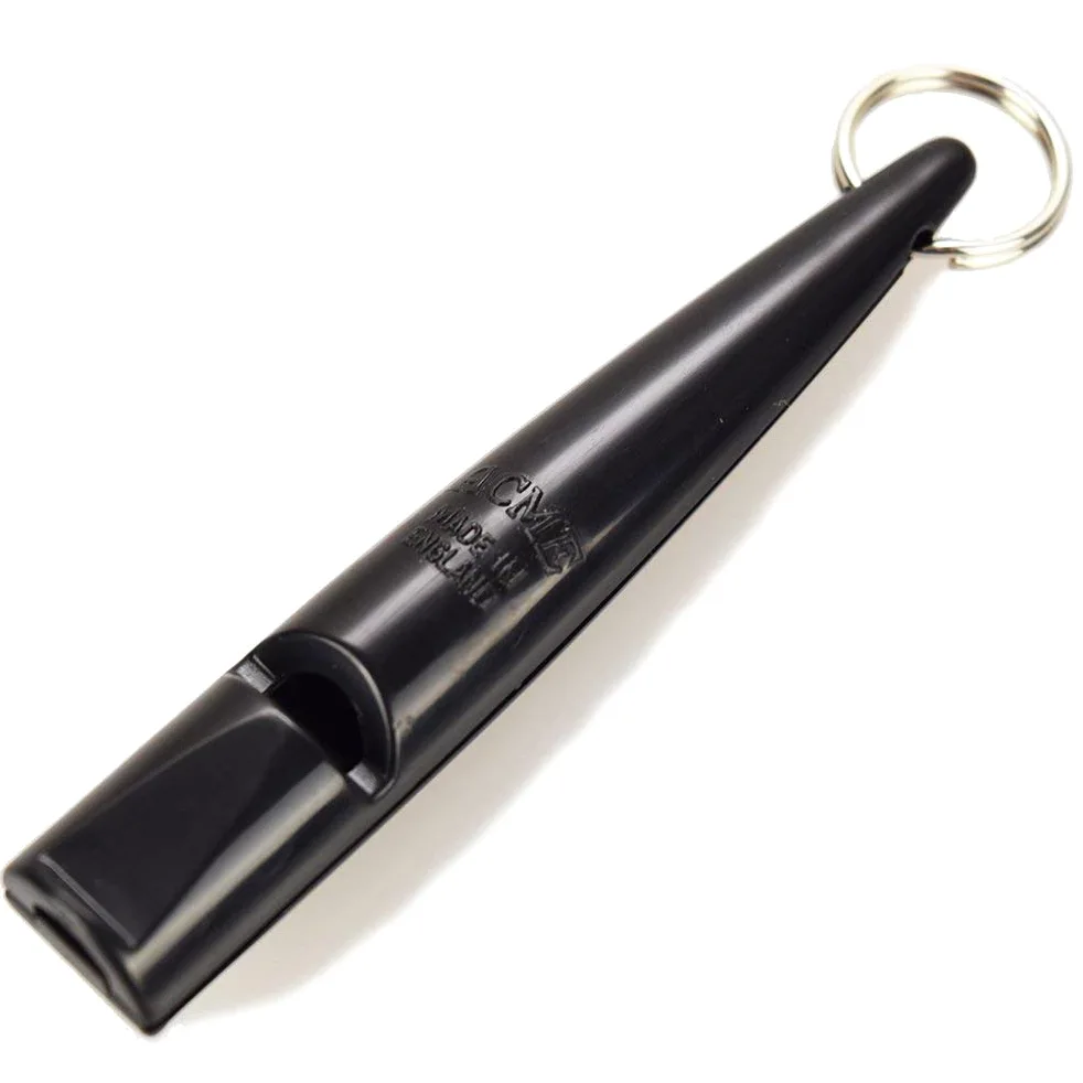 Acme Perros Silbato Silbato único 211,5 Negro para el entrenamiento Perros y los perros Formación 12 unidades/1 VE