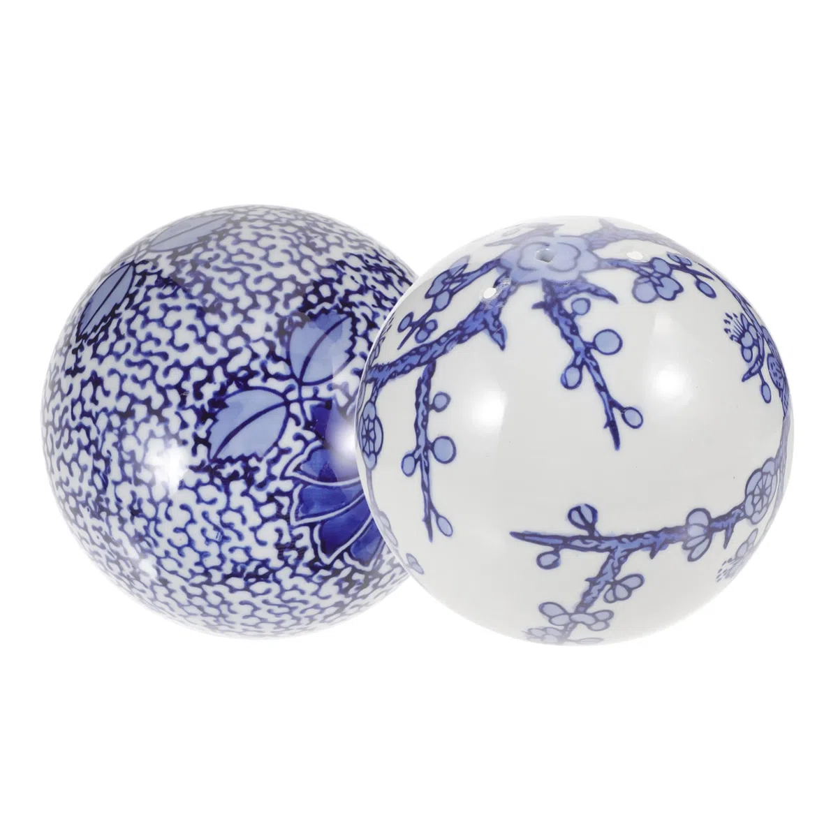 DOITOOL 2 Piezas Bola Flotante De Cerámica Esfera De Mosaico Bola De Jardín Orbes Flotantes De Cerámica Bola De De Mesa Esferas De Ceramica Adorno De Bola De Pecera Relleno Antiguo