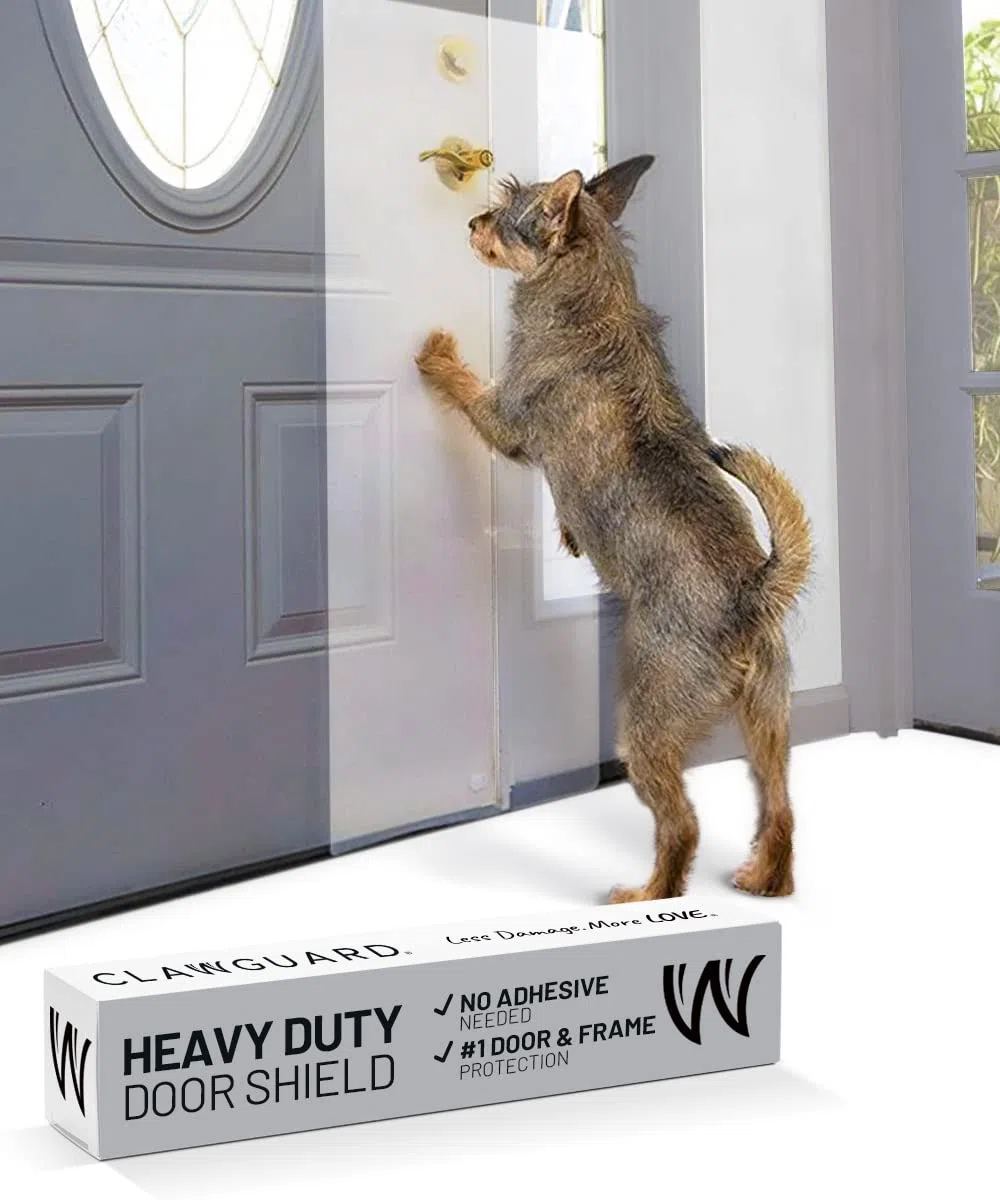 CLAWGUARD Escudo Resistente contra arañazos para Perros Grandes, protección definitiva para Puertas, Marcos y Paredes