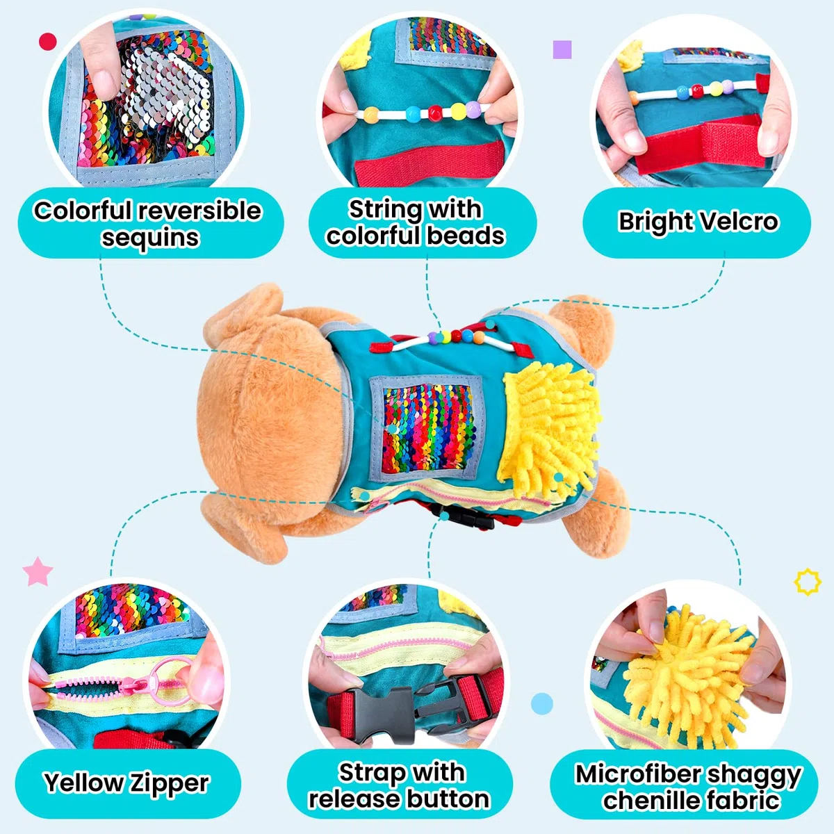 Manta antiestrés para demencia, manta de perro para personas mayores, manta sensorial para perros mayores con Alzheimer, productos de demencia para ancianos, manta sensorial para ansiedad