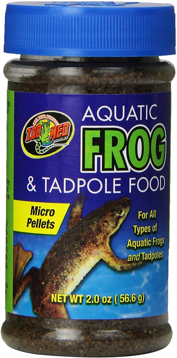 Zoo Med Aquatic Frogs and Tadpoles Healthy Food Micro Pellet 2 Ounces - 10 Pack