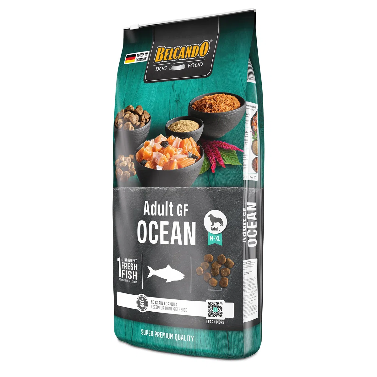 Belcando Adult GF Ocean [12,5 kg] Alimento para Perros sin Cereales | Comida Seca sin Cereales con Pescado | Deita Completa para Perros Adultos a Partir de 1 año de Edad