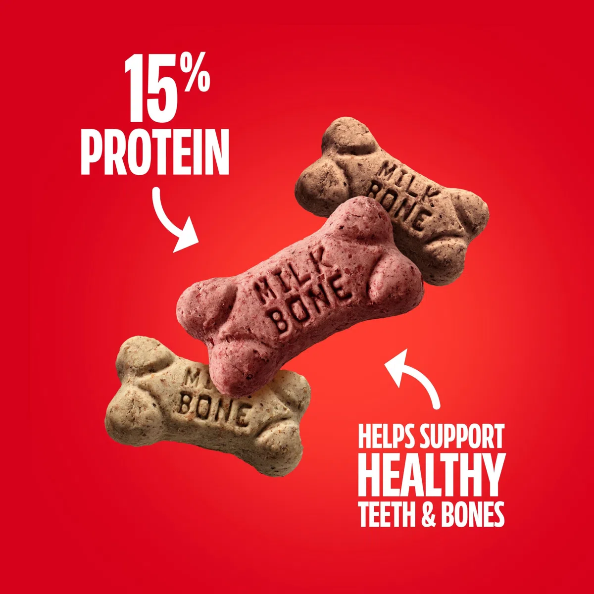 Milk-Bone Mini's Flavor Snacks Dog Treats, 15 Ounce (Pack of 6)