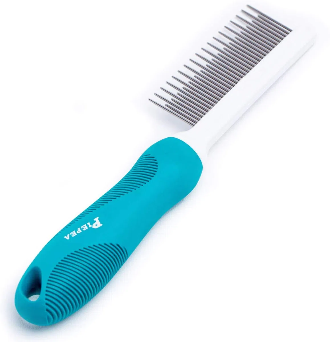 Piepea Peine para Mascotas, Peine de Dientes Largos y Cortos para Perros y Gatos, Peine de Pelo de Mascotas para el hogar, Elimina Nudos, esteras y enredos