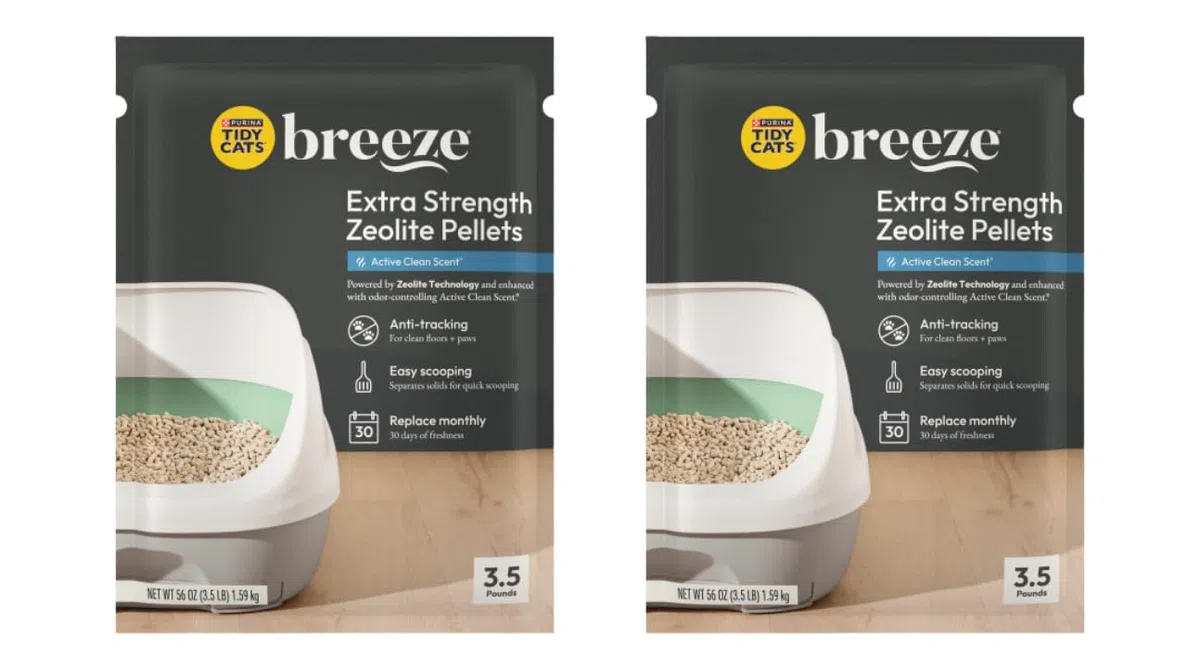 Purina Tidy Cats Breeze - Pellets de arena mejorados, 3.5 libras (paquete de 2)